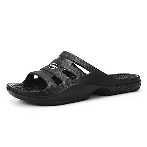 Product Cover Raydem Men's Slide Sandals Athletic Slippers with Arch Support for Shower Pool Beach Sports Gym Spa Trip Outdoor House