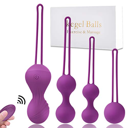 Product Cover Kegel Balls - Ben Wa Balls Kegel Exercise Weights for Women Tightening & Beginners, Doctor Recommended for Bladder Control & Pelvic Floor Advanced Exercises(Purple)