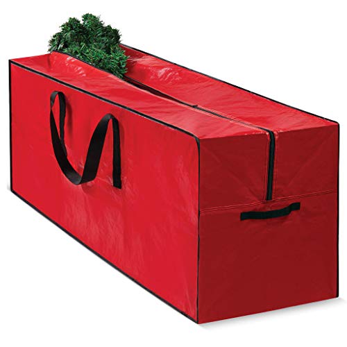 Product Cover Christmas Tree Bag for Christmas Tree Storage Bag - Xmas Tree Bag fits 8 FT Artificial dissembled Tree - Heavy Duty Christmas Tree Tote, Reinforced Handles - Christmas Tree Storage Tote is Waterproof