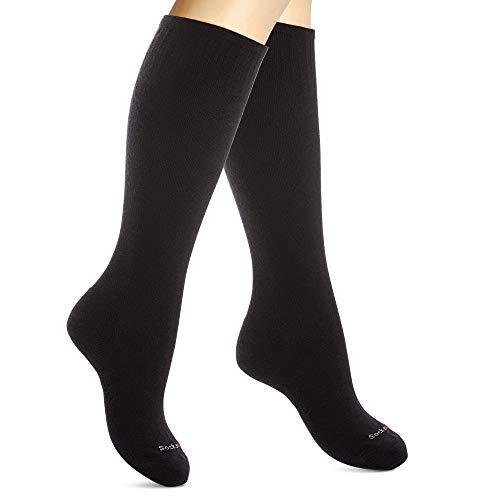 Product Cover SocksLane Cotton Compression Socks for Women & Men. 15-20 mmHg Support Knee-High
