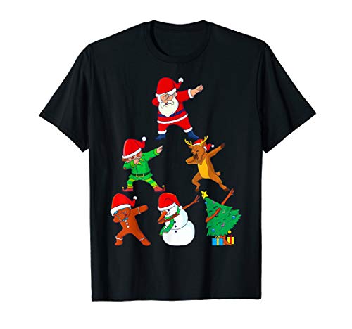 Product Cover Dabbing Christmas Santa Best Friend Xmas Squad Dab Kids Boys T-Shirt