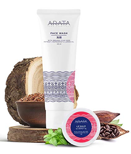 Product Cover Arata Zero Chemicals Natural Anti Acne Face Wash, Face Cleanser 125 ml, with Lip Balm 10 g (with Lip Balm)