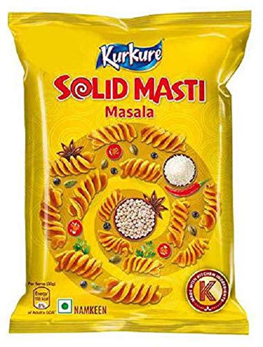 Product Cover Great Bazaar Kurkure Solid Masti - Indian Snack Namkeen, 80g (6-Pack)