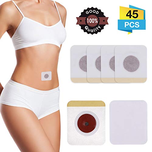 Product Cover Weight Loss Sticker, LIUMY Fat Burning Magnets Sticker for Reducing Waist Abdominal Fat, Beer Belly, Barrel Waist, Quick Slimming (45Pcs)