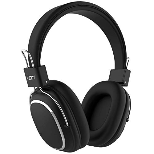 Product Cover Boltt Blast 1100 On-Ear Bluetooth Luxury Headphones, Crisp Sound & Deep Bass with 16H Playtime
