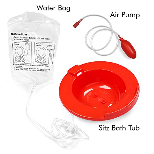 Product Cover Expertomind Sitz Bath Tub With Air Pump And Water Bag