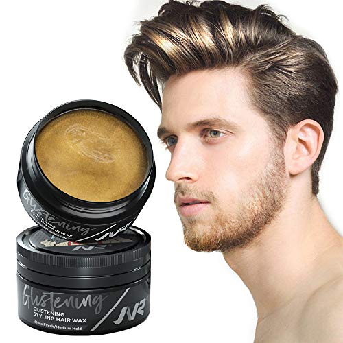 Product Cover JVR Men's Hair Wax Premium Styling Hair Wax for Men with High Shine Finish Medium Hold 2.82oz (pack of 1)