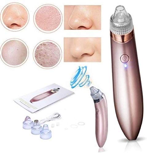 Product Cover Zamkar Trades 4 in 1 Pore cleaner Rechargeable Blackhead Whitehead Remover Device For face Acne Pimple Pore Cleaner Vacuum Suction facial care Tool