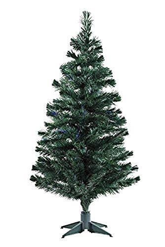 Product Cover fizzytech Artificial 5ft Christmas Tree Xmas Normal Tree with Solid Plastic Legs,Light Weight, Perfect for Christmas Decoration (Green, 5 FT)