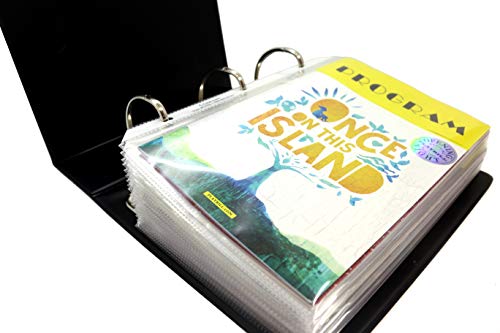Product Cover My Broadway Binder: Includes 20 Sheet Protector Sleeves with Folding Top Flap (Keeps Playbills from Falling Out)