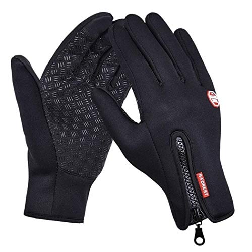 Product Cover Ladiy Waterproof Outdoor Sports Hiking Winter Cycling Zipper Touch Screen Gloves Cold Weather Gloves