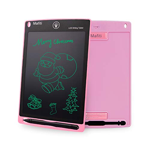 Product Cover mafiti 8.5 Inch LCD Writing Tablet Scribbling Pad + Stylus Smart Paper for Drawing eWriter Ages 3+ (Pink)