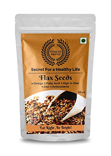 Product Cover Fitness Mantra Raw Flax Seeds, 500gm