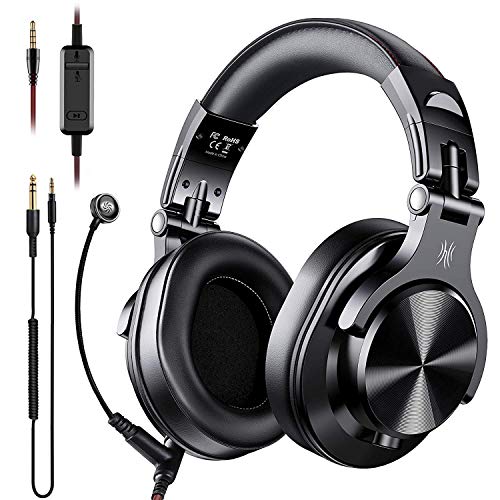 Product Cover OneOdio A71 Over Ear Gaming Headsets - PS4 Xbox One Nintendo Switch PC Wired Stereo Headsets with Boom Mic and On-Line Volume & Share-Port Studio Headphones for Office Phone Call DJ