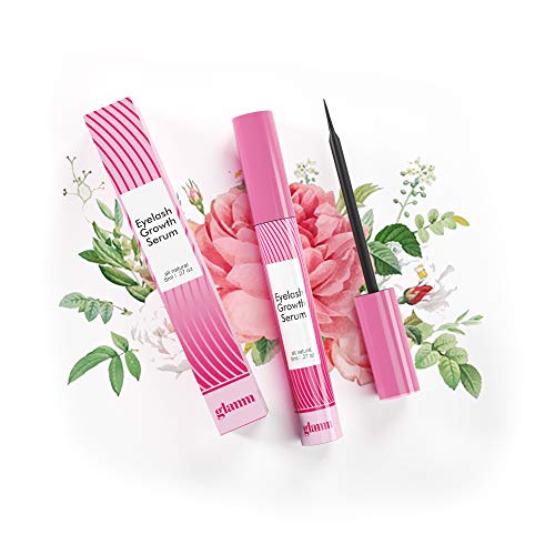 Product Cover Glamm Eyelash Growth Serum 8 ml - Boost Treatment for Lash- Best Rapid Brow All-Natural Booster Enhancer Serum with Biotin - Thicker and Stronger Top Rated Babe Eye Lashes and Eyebrow Growth