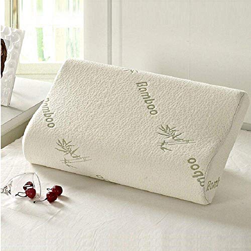 Product Cover Proliva Pillows for Sleeping Contour Memory Foam Pillow Support for Pain Relief Orthopedic Pillow Neck and Spine Support (Organic Bamboo Fiber Cover)