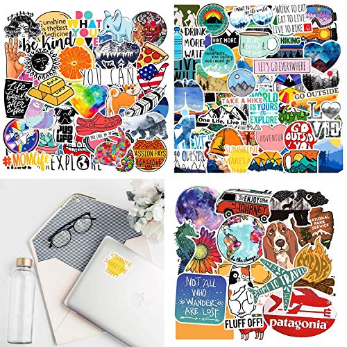Product Cover 157 Pcs Vsco Stickers for Water Bottles,Cute Funny Stickers for Teens,Girls,Perfect for Waterbottle,Laptop,Hydro Flask Travel Vinyl Stickers Waterproof