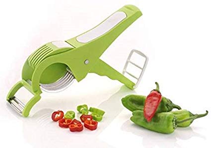 Product Cover Ample Vegetable Cutter with Peeler - Multicolour