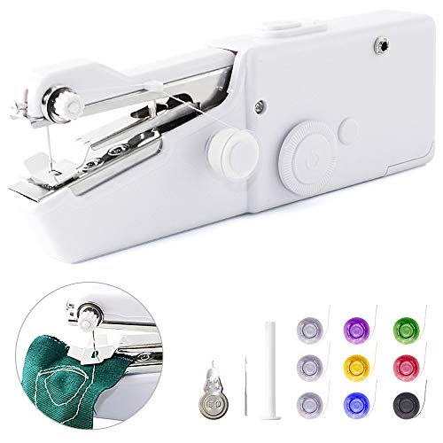 Product Cover Handheld Sewing Machine Portable Mini Sewing Machine Cordless for Quick Stitch Home Handy Stitch Electric Sewing Machine