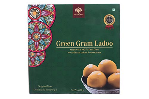 Product Cover Vanalaya Homemade Green Gram ladoo Made Using Desi A2 ghee and jagerry Gift Pack 270 gm