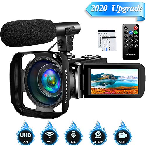Product Cover Camcorder Video Camera,Vlogging Camera for YouTube Camcorder Ultra HD 2.7K 16X Digital Zoom 3.0 Inch Touch Screen Support Pause Function & Time-Lapse (XV8)