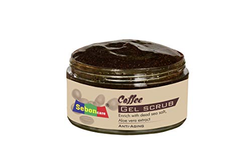 Product Cover SebonCare Coffee Face Scrub Enrich with Dead Sea Salt, Aloevera Extract, Wallnut Shell Granules for Anti Ageing, Oily to Normal Skin, Dead Skin Removal, Exfoliate - Free of Sulfate & Parabean - 50gm