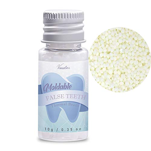 Product Cover Temporary Teeth Repair Kit, Moldable False Teeth, Thermal Fitting Beads for Snap On Instant and Confident Smile, Denture Adhesive, Teeth Veneer, Mouthguard, Braces