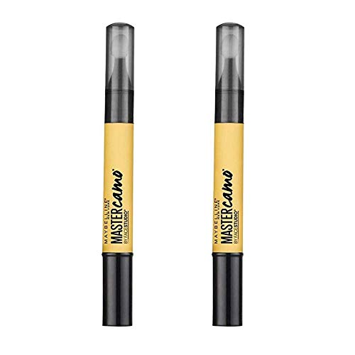 Product Cover Pack of 2 Maybelline Master Camo Color Correcting Pens, 40 Yellow for Dullness