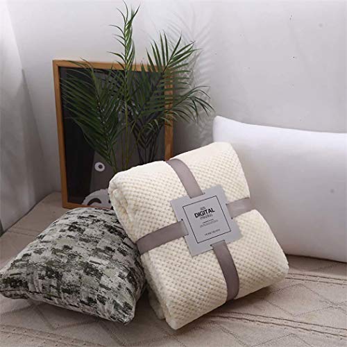 Product Cover FANEO Super Soft Flannel Blanket Solid Fleece Children Blanket Sofa Office Travel Use Throws