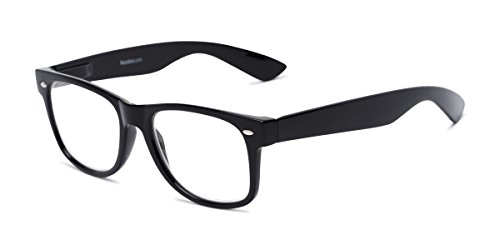 Product Cover Readers.com Reading Glasses: The Red Bluff Reader, Plastic Retro Square Style for Men and Women