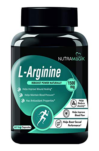 Product Cover Nutramagik Larginine 1500mg Essential amino acids-60 Capsule