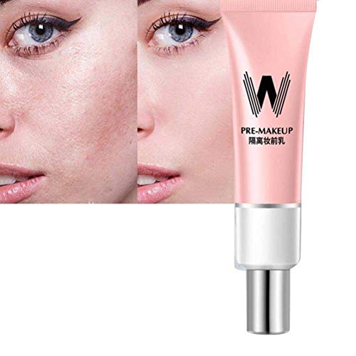 Product Cover Wenasi Pore Primer Facial Makeup Primer Base, Pink Isolation Cream Invisible Pore, Cover Acne Marks, Oil Control, Brightening Moisturizing Essence Concealer Foundation, 35g