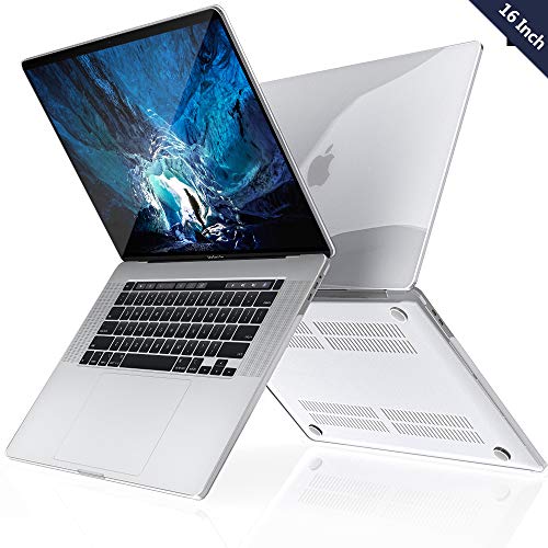Product Cover Clear Case for MacBook Pro 16 inch, Winxsam Laptop Scratch Resistance Hard Protective Shell Cover for MacBook Pro 16 inch 2019 Release - Clear