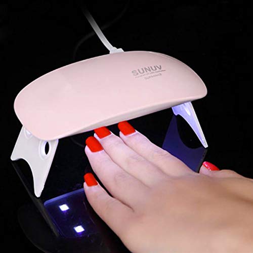Product Cover BovertyTM SUNmini 6W LED UV Nail Polish Dryer Curing Lamp Light Portable for Gel Based Polishes Manicure/Pedicure Nail Art,Nail Lamp,For All Kind Of Nail Paints(Multi Color)
