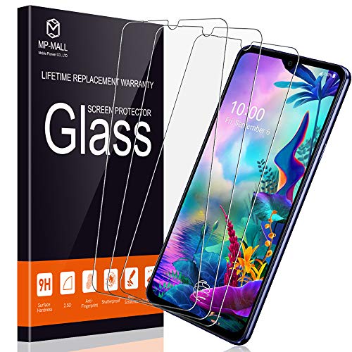 Product Cover MP-MALL [3-Pack] Screen Protector for LG G8X ThinQ, [9H Hardness] [Scratch Resistant] Tempered Glass HD Clear (Not Work for LG Dual Screen)