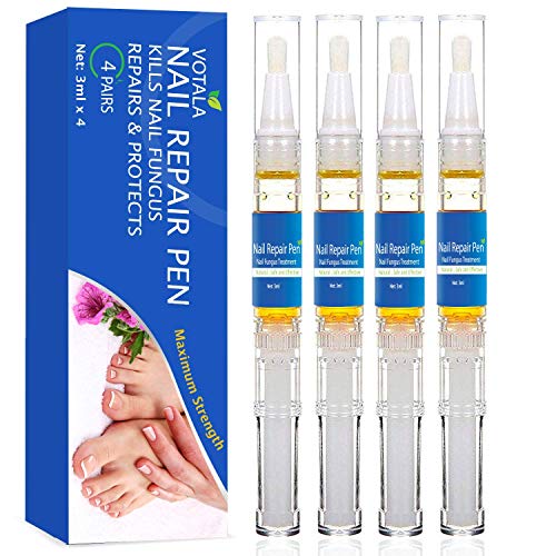 Product Cover Votala Fungus Treatment Pen, Powerful Antifungal Solution for Toenail, Nail, Athlete's foot and Jock Itch, Extra Strength Stop Fungus Pen (4 Pcs)