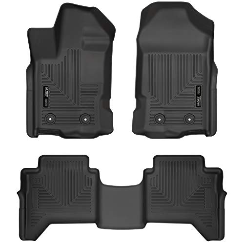 Product Cover Husky Liners 94101 Weatherbeater Front & 2nd Seat Floor Mats Fits 2019 Ford Ranger SuperCrew