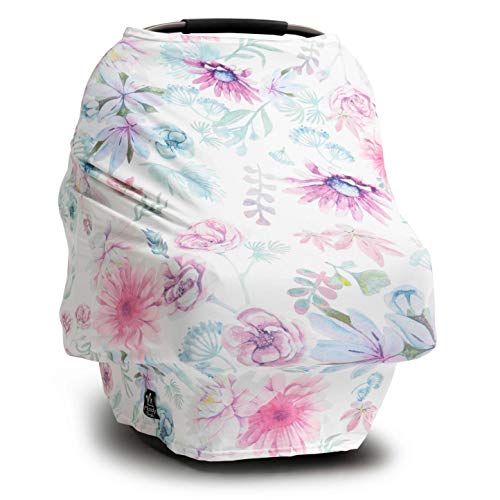 Product Cover Moody Park - (Chloe) Floral Nursing Cover Carseat Canopy, Carseat Covers for Babies