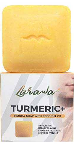 Product Cover Turmeric Soap Organic Natural For Lightening Bright Beautiful Glowing Skin Whitening 3.52 oz (1 Bar)