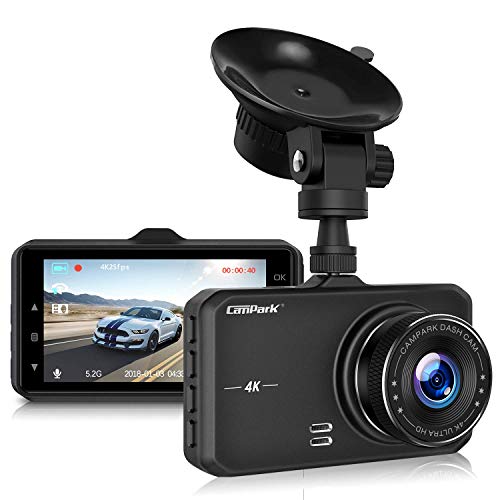 Product Cover Campark Dash Cam 4K UHD DVR Driving Recorder Camera for Cars Dashboard with 3