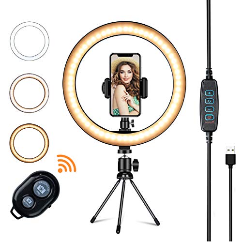 Product Cover LED Ring Light with Tripod Stand，VillSure 10