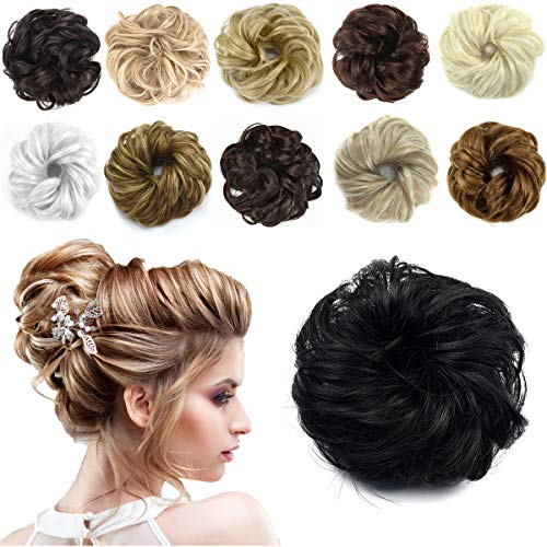 Product Cover HAIRREAL Hair Bun Extensions Messy Hair Scrunchies Donut Chignons Hairpiece Scrunchy Updo Hair Pieces