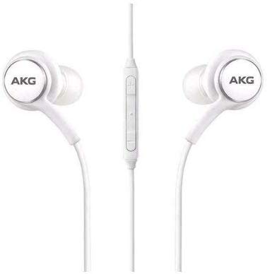 Product Cover FASHIONISTA AKG 3.5mm Jack Earphones Super Bass AKG Hands-Free with Fabric Cable Compatible for All Samsung Mobile's & Other Android/iOS Devices - (White)
