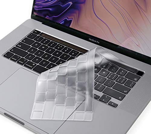 Product Cover Premium Ultra Thin Keyboard Cover Skin Compatible MacBook Pro with Touch Bar 16-inch (Apple Model Number A2141, 2019 Release), US Keyboard Layout