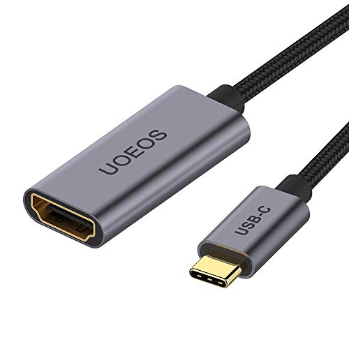 Product Cover USB C to HDMI Adapter 4K Cable,uoeos USB 3.1 Type-C to HDMI Adapter Compatible for MacBook Pro HDMI to USB C Adapter(Female to Male)