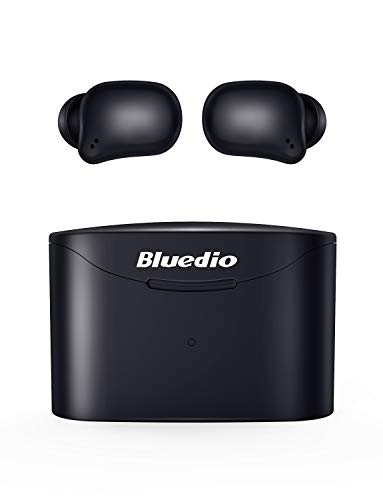 Product Cover Bluetooth 5.0 Wireless Earbuds, Bluedio T Elf 2 True Wireless Touch Headphones in-Ear Earphones with Charging Case, Mini Car Headset Built-in Mic for Cell Phone/Sports, 6Hrs Playtime, LED Indicator