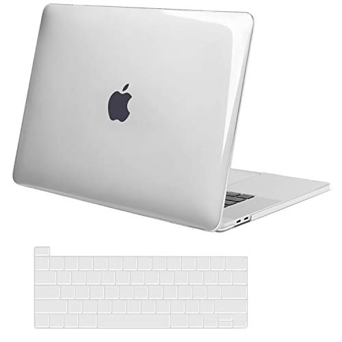 Product Cover MOSISO MacBook Pro 16 inch Case 2019 Release A2141 with Touch Bar & Touch ID, Ultra Slim Protective Plastic Hard Shell Case & Keyboard Cover Compatible with MacBook Pro 16 inch, Crystal Clear