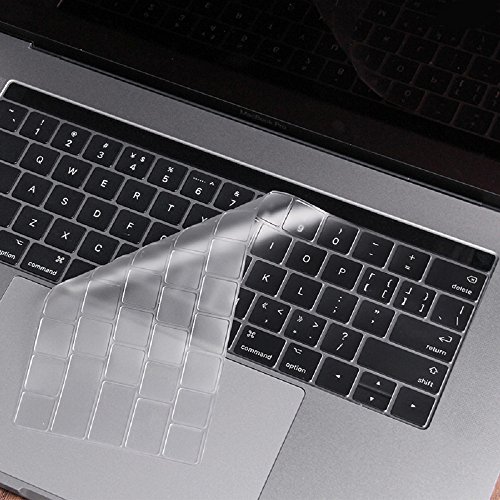 Product Cover Se7enline 2019 New MacBook Pro 16 inch Keyboard Cover Ultra Thin High Transparency TPU Skin Protector for MacBook Pro 16-inch Retina Model A2141 with Touch Bar Touch ID, Transparent/Clear