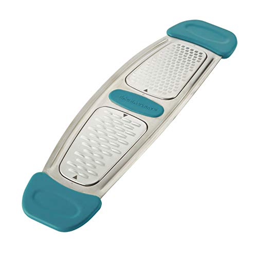 Product Cover Rachael Ray 47901 Multi Stainless Steel Grater, Agave Blue
