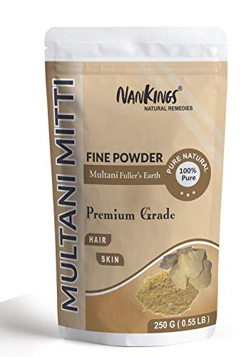 Product Cover Nankings Pure & Organic Multani Mitti Powder For Face and Hair (Fuller Earth) (250g)